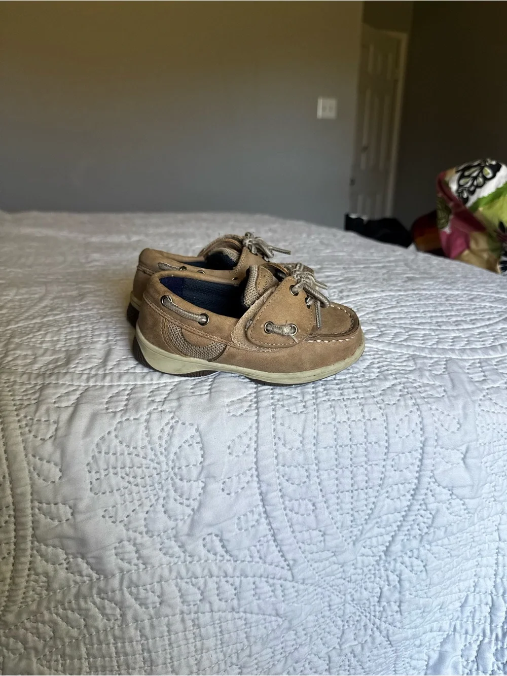 Aloha Island Kids Brown Suede loafer Boat Shoes